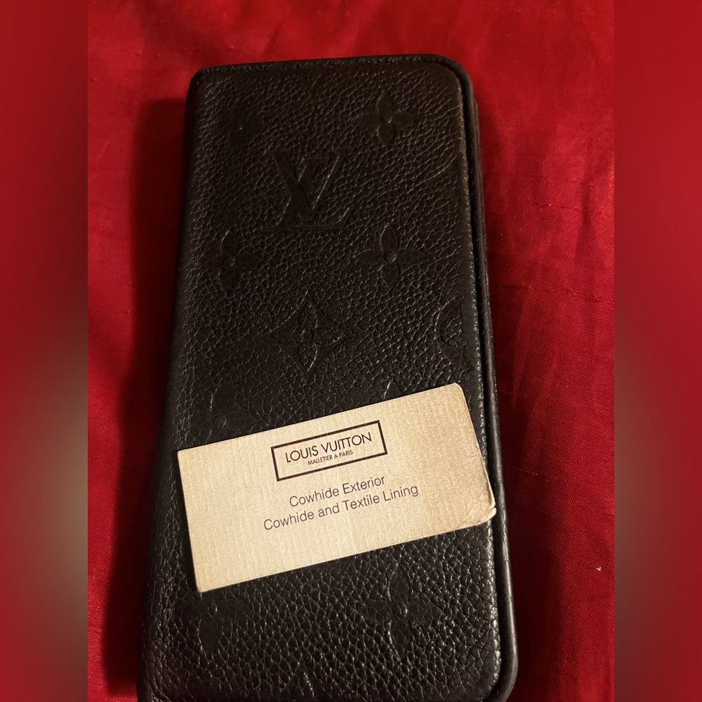 Louis Vuitton leather iPhone case